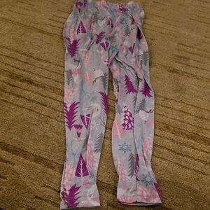 5/25 Colorful Ballerina Print Pajama Pants Size 8